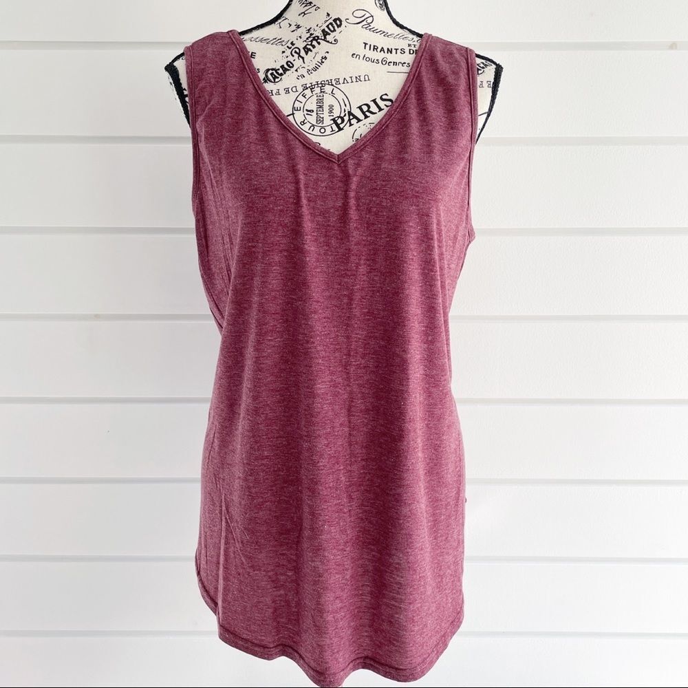 Shein Curve Women's Plus Size V Neck Top Size 1XL  Blush Pink